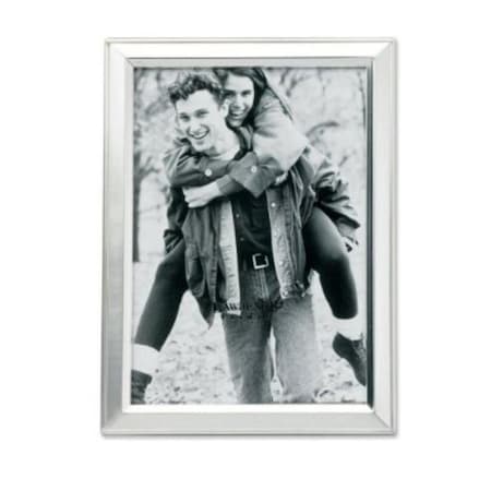 Lawrence Frames Lawrence Frames 750157 Lawrence Frames Brushed Silver Plated 5x7 Metal Picture Frame 750157